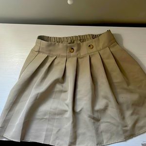 Girls, Khaki, skirt, uniform, cute, size 12.